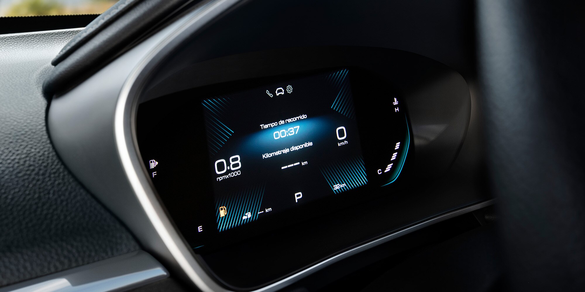 Clúster de información de Chevrolet Captiva ICE