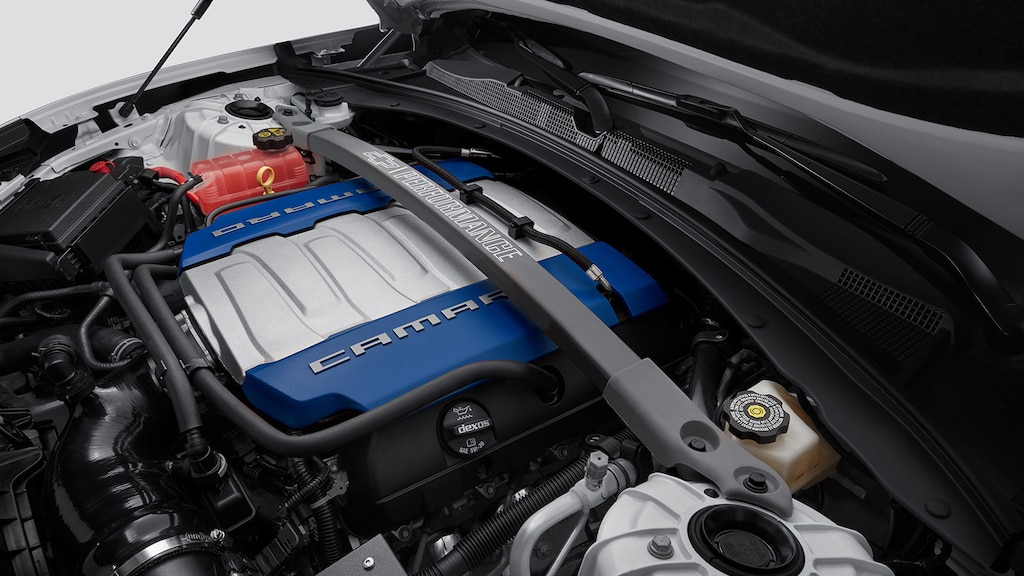 Viga estructural de 6.2L con emblema performance para Chevrolet Camaro 2024