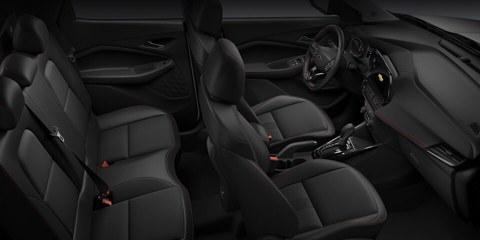 Confort interior de la nueva Chevrolet Montana 2025 pickup compacta.