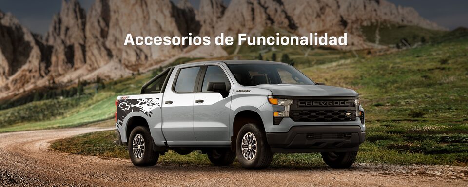 Catálogo de accesorios para complementar la funcionalidad de tu camioneta de trabajo Chevrolet Silverado Turbo 2025